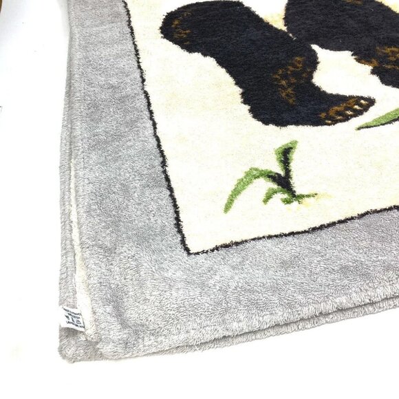 HERMES Panda Beach towel bath towel cotton gray - Picture 4 of 10